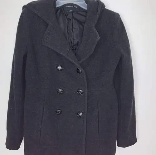 London Fog Hooded Winter Coat Woman Size Small S