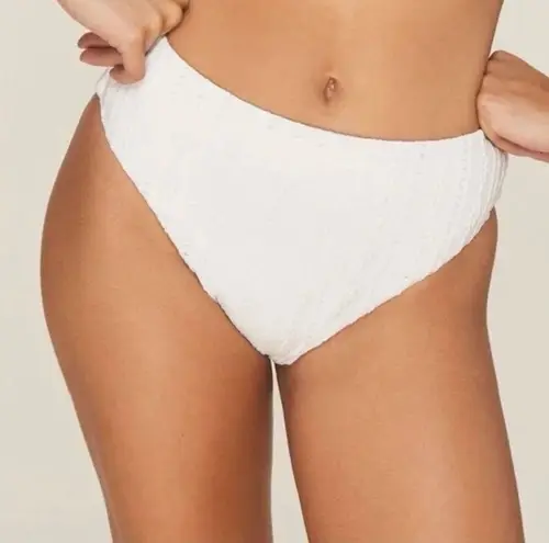 ANDIE NWT Coconut White 90’s High Waisted Swimsuit Bottom Size Medium - Image 1