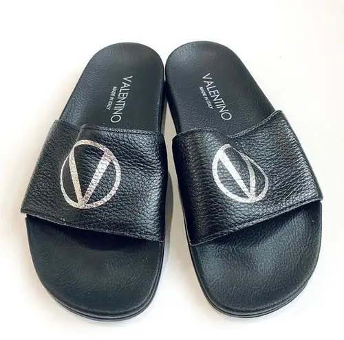 Valentino slide ons Black Size 7