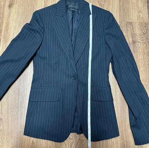 BCBGMAXAZRIA  Striped Executive Martine Blazer Womens Size XXS Single Button