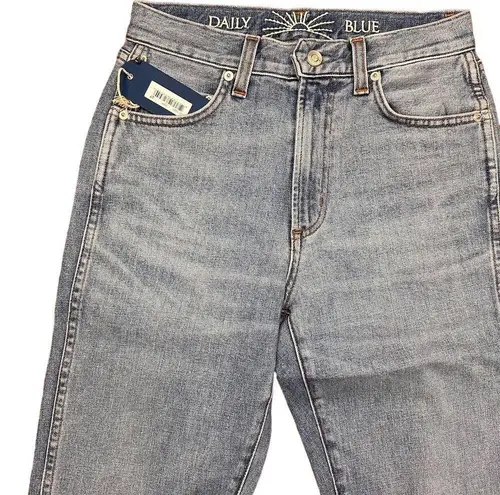 NWT Daily Blue Women's Burn Straight Leg Jeans Size 27 Blue Denim