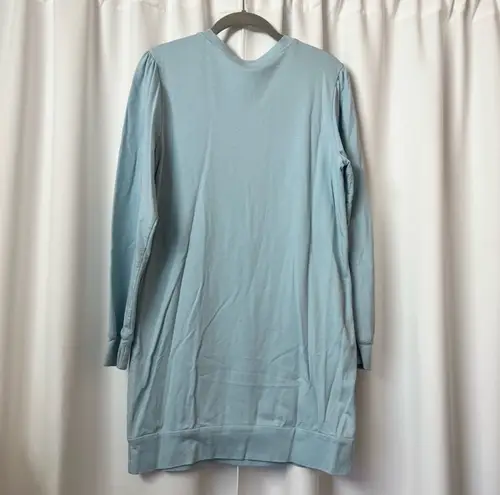 Kingston Grey Light Blue Puff Sleeve Casual T