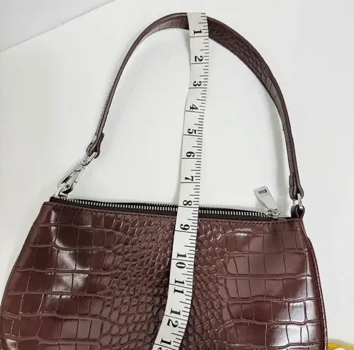 JW Pei JW PEl Women's Shoulder Handbag in faux leather Brown Croc