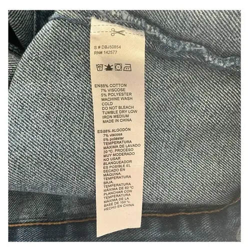 Denim Blvd Destroyed Distressed Classic Cut Denim Jean Jacket