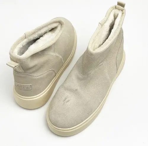 JARLIF Faux Fur Lined Slip On Winter Ankle Boots, Size EU36