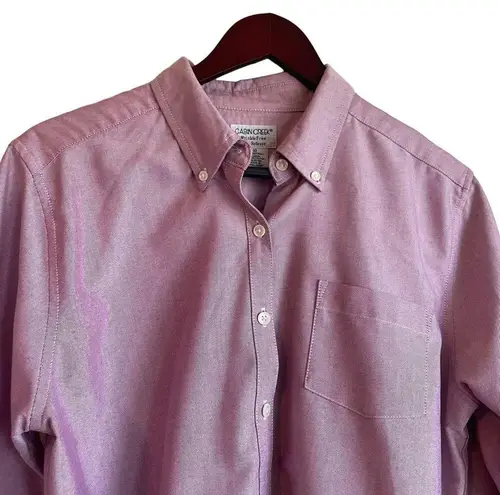 Cabin creek  Women Top Size 10 Purple Wrinkle Free Casual Workwear