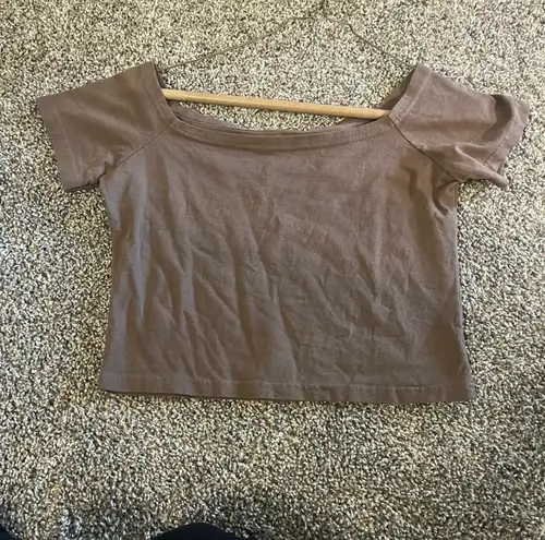 Brandy Melville Off The Shoulder Croptop