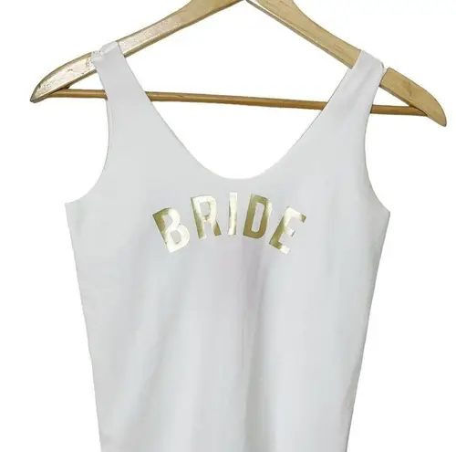 Commando  Bridal Applique Bodysuit Bridal Shower White Size Medium New NWT