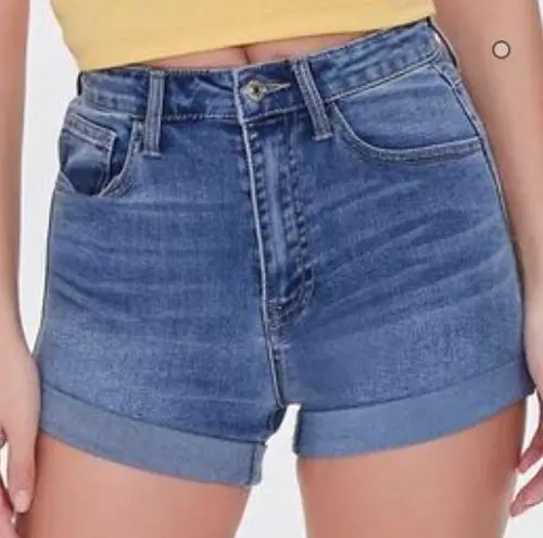 Forever 21 NWT Denim Curvy Shorts