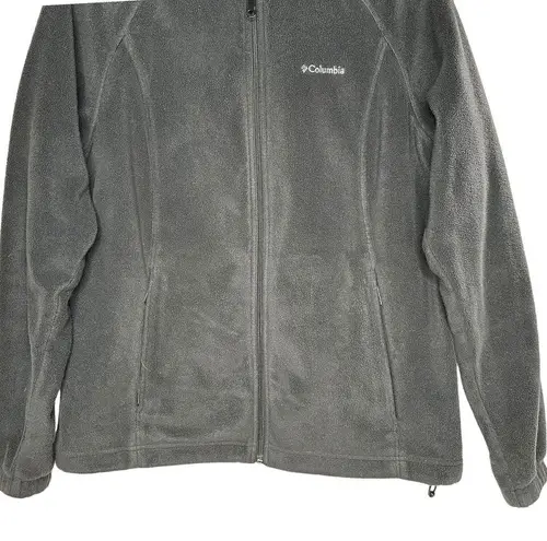 Columbia  Women's Black Fleece Full Zip Closure Jacket Zipper Pockets Size Large