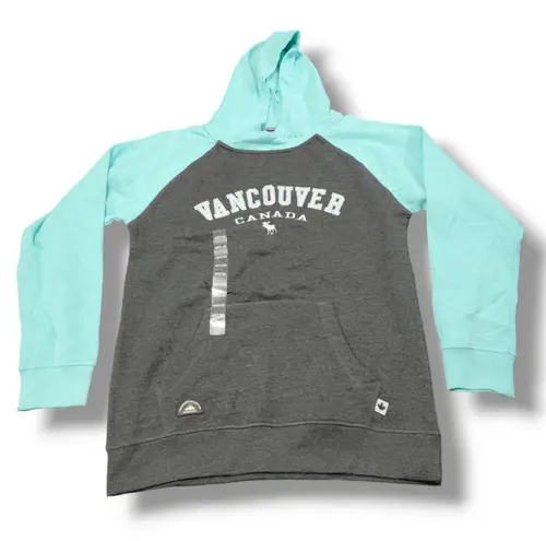 Canadian Collective Hoodie Size Large Vancouver Canada Moose Embroidery Stitched