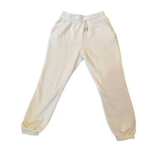 We Wore What NEW Women's Size Small Off White Jogger Style Sweatpants