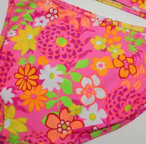 Vintage 90s Islander Floral Bikini Swimsuit Size XL