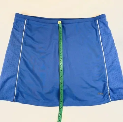 FILA  Skort Tennis Golf Blue Medium with Ball Pockets Mini Athletic Performance