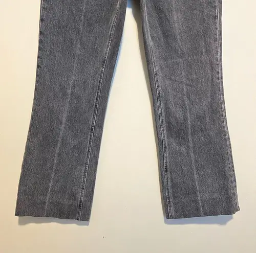 Rag and Bone  Dylan High Waist Grey Kuro Flare Jeans 100% Cotton Sz 26