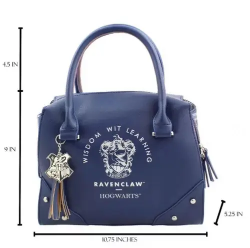 Bioworld Harry Potter Ravenclaw Purse Handbag Hogwarts Houses Blue Shoulder Bag