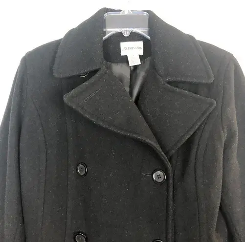 st. john's bay  Wool Blend Pea Coat Size 6