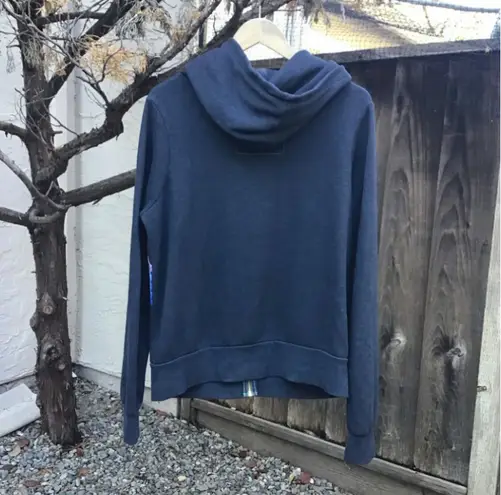 Aviator Nation Navy Rainbow Stripe Full Zip Hoodie Size M