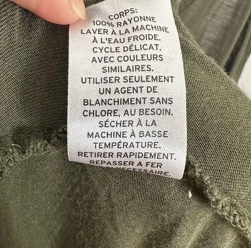 Chelsea 28 Nordstrom Midi Cutout Slip Dress Army Green XXL EUC