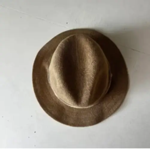 Wyeth By Todd McGill WYETH- Sedona Hat Taupe Beach Pool Summer Panama Style Chic Classic