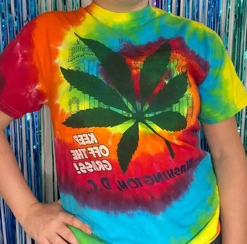 Washington DC Grass T Shirt Size M