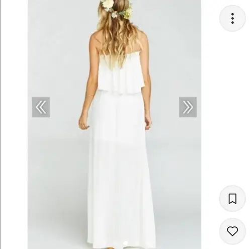 Show Me Your Mumu NEW  Hacienda White Maxi Dress