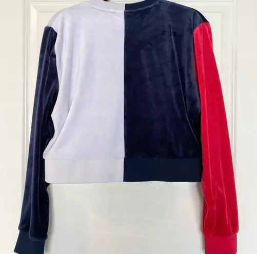 FILA Terrycloth Cropped Sweatshirt