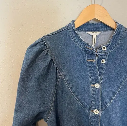 Object Objmanya Denim Blue Jumpsuit Size XS