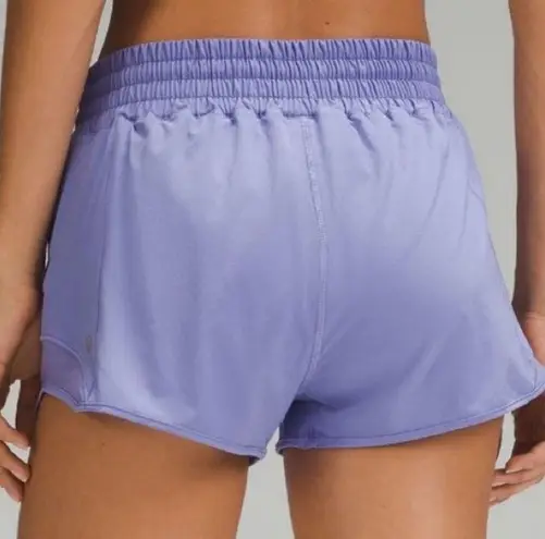 Lululemon  Hotty Hot High Rise Athletic Shorts Dark Lavender Purple 12 Nwt