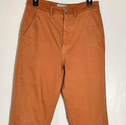 Everlane Cropped Straight Regular Pant- Size 10  Copper Rust