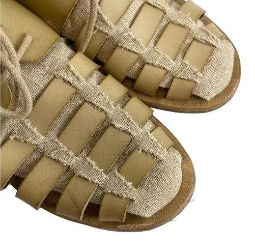 blowfish  Woven Oxford Shoes Sandals Loafers Tan 8.5 Boho Chic Bohemian Flats