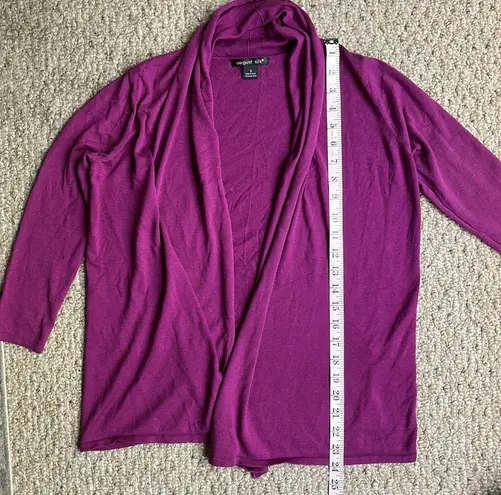 August Silk  Fuchsia Cardigan Size Small