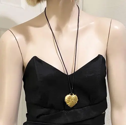 Estée Lauder Vintage Heart Locket Necklace