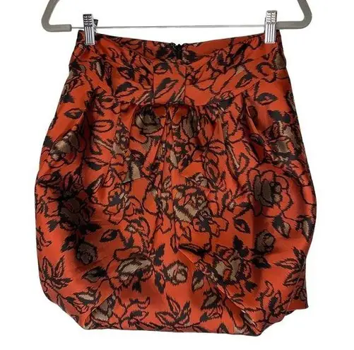 Eva Franco Missive Bubble Floral Skirt 2 Red