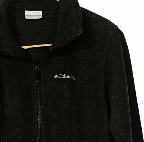 Columbia  Womens Medium Black Full Zip Up Fleece Jacket