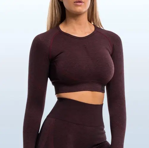 ECHT NWOT Arise Comfort Leggings and Arise Scrunch Top Set in Berry, XS