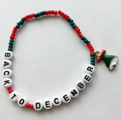 Handmade Tour Friendship Bracelet Back To December Speak Now w/ Charm