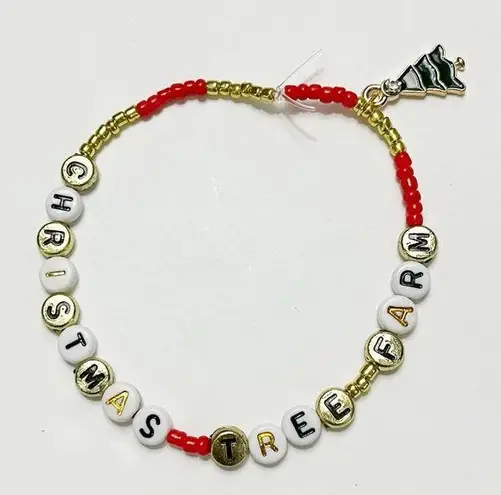 Tour Friendship Bracelet Christmas Tree Farm Gold