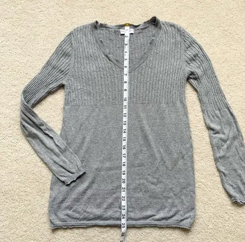 Liz Lange Grey Maternity Sweater, M