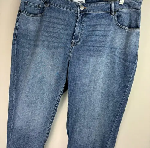 Lane Bryant  Boyfriend Capri Jeans Sz 18 Flex Magic Waistband Signature Fit