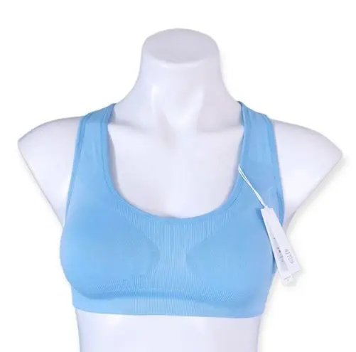 Tory Sport Racerback Seamless Sports Bra, Ace Blue Size XS New with Tag