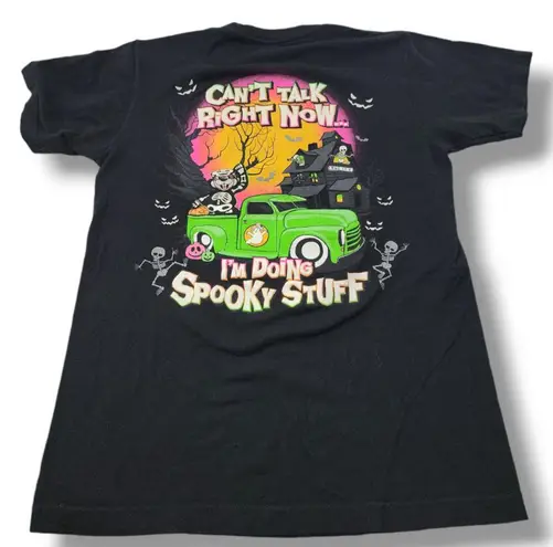 Buc-ee's Shirt Size Small Halloween Tee Glow In Dark Graphic Print Shirt Unisex T-shirt