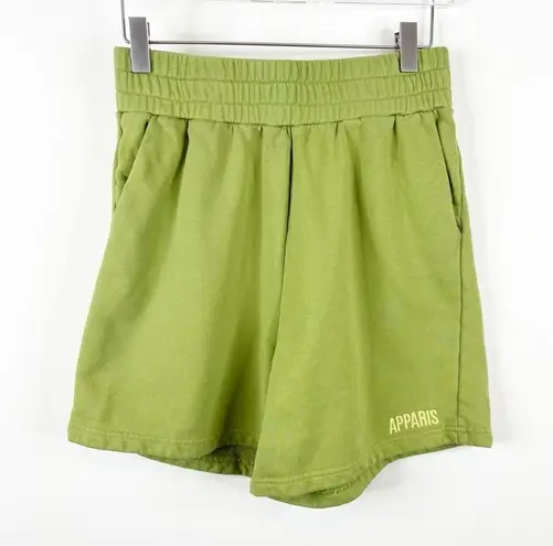 Apparis Julianna Pull On Sweat Shorts S Green