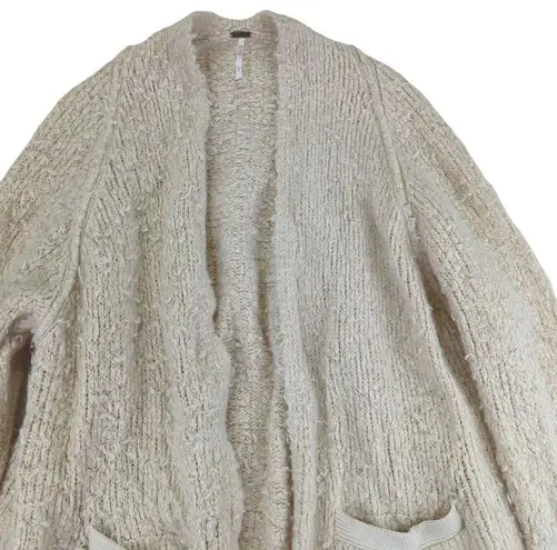 Free People  Once in a Lifetime Cardigan Wool Sweater Open Oversized Women Small