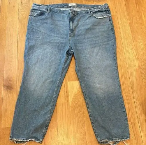 Abercrombie & Fitch Abercrombie Jeans Ankle Straight Ultra High Rise Medium Wash Size 24