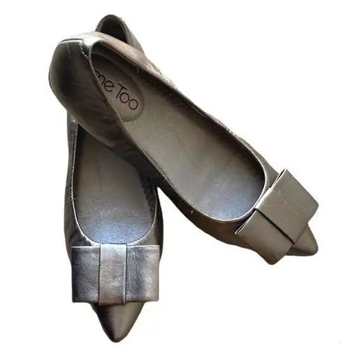 Me Too Sliver Bow Flats by