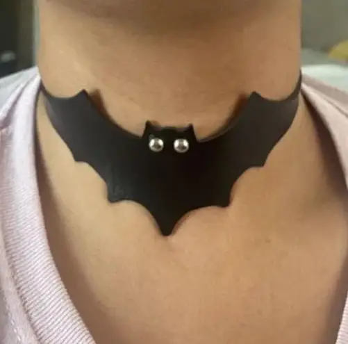 Vampire Bat Chocker Black Halloween New