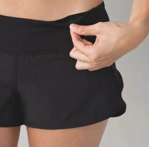 Lululemon Speed Short *4-way Stretch Black Size 6