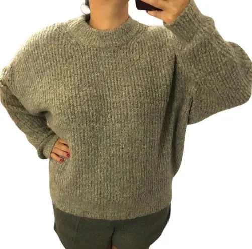 RD Style LARGE Bennie Cropped Mockneck Pullover - Stitch Fix Fuzzy Oversize
