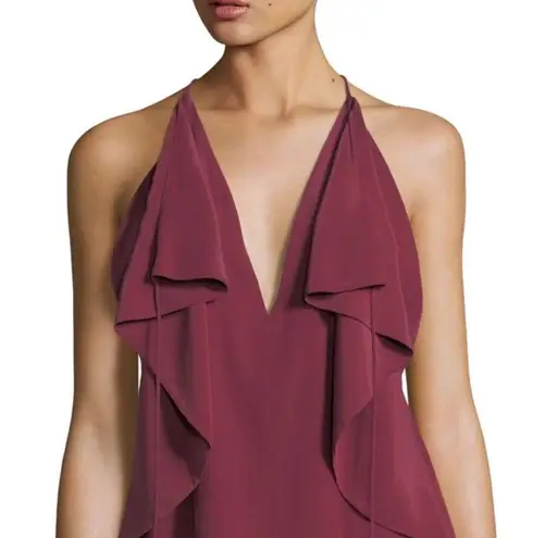 Robert Rodriguez new ✦ Sexy Strappy Silk Red Carpet Draped Cami Top ✦ Wine